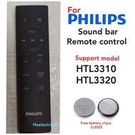 (Free Battery) Soundbar Remote Control For Philips HTL3310 HTL3320