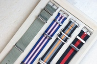 代用品 織紋錶帶 配帶扣 22mm 適合帝陀歐米茄 Suitable for Tudor Omega IWC Nato fabric strap with buckle