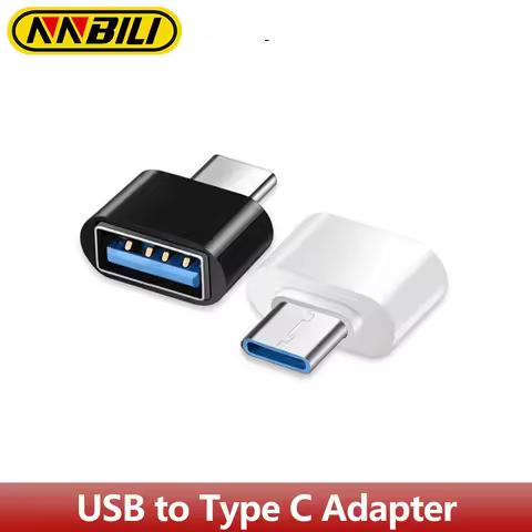 NNBILI Type C to USB Adapter 3.0 USB-C 3.1Male OTG A Female Data Connector For MacBook Pro iPad Mini