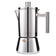 Ấm Moka pot đun bếp từ inox 4cup pha cà phê cafe espresso phong cách Ý