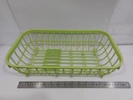 日本製「SaNaDa牌 青綠色 PP樹脂 碗碟杯 瀝水塑膠籃 Dishes Rack」