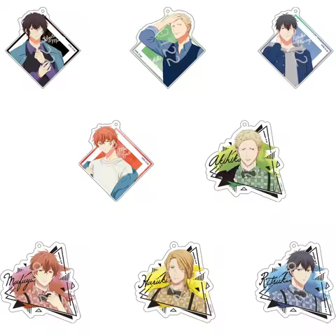 Anime GIVEN Acrylic Keychain Pendant Bag Car Keychain Cell Phone Accessories Present Firend Christma