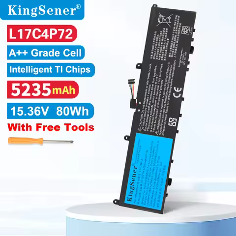 KingSener L17C4P72 L17M4P72 Laptop Battery For Lenovo ThinkPad X1 Extreme Gen 1 2 For ThinkPad P1 1s
