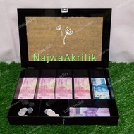 Acrylic cash box / cash storage box cash drawer
