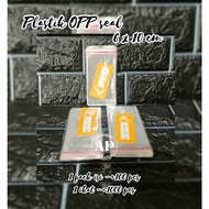 Opp plastic size 6 x 10 and 7 x 10 Plastic Seal/ AdhesiveADA PER PACK opp plastic bag