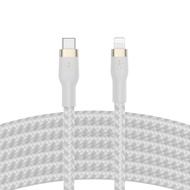 Belkin BoostCharge Pro Flex Braided USB Type C to Lightning Cable (2M/6.6ft), MFi Certified 20W Fast