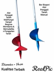 Bor Biopori Alat Pelubang Tanah - Bor Biopori Spiral Termurah / Alat Bor Tanah Manual Untuk resapan 