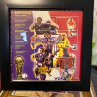 1998 World Cup Official Genuine Stamps Eight Top Players Ronaldor Zida Internal Protection/zz7.7