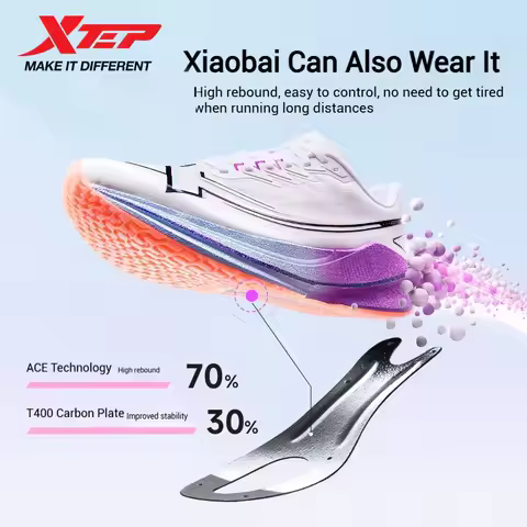 Xtep Shyft 1.0 Professional Running Shoes For Men 2025 Summer Marathon Shock Absorbing Carbon Plate