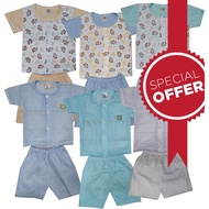 3mths - 12mths 1Set Baby eyelet clothes Baby 1piece baju lubang - JK Kids Anakku Fiffy Pureen