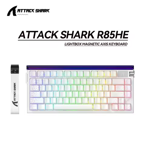 ATTACK SHARK R85 HE Mechanical Keyboard Wired Gaming RGB Hot-Swappable