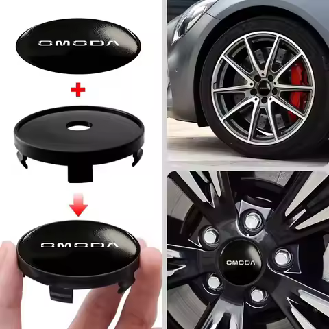 4pcs 56mm Aluminium Car Logo Wheel Center Caps Hubcaps Sticker For Chery Omoda 5 C5 fx 7 8 Pro Plus 