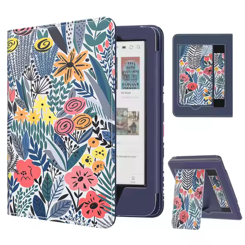 Slim PU Shell Cover Case for 6' Kobo Clara BW / Kobo Clara Colour 2024 Release / Kobo Clara 2E 6-Inc