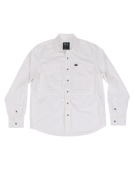 ฺBOVY SHIRT -  เสื้อเชิ้ตคอปกสลิม ใส่คลุม สีดำขาวเขียว ________BBS3927