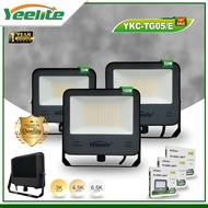 YEELITE 2025 NEW YKC-TG05/E IP65 WATERPROOF Floodlight 30W 50W 100W SMD2835 chip Plug-in 3 TONE