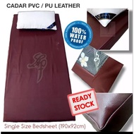 🔥💯 READY STOCK🔥 Cadar Single/Queen/King Fitted PVC / PU Leather / Cadar Kalis Air Waterproof / Sarun