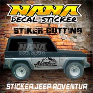 STIKER ADVENTURE/CUTTING STIKER ADVENTURE TAFT/FEROZA OFFROAD