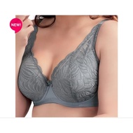 Avon Eleanor UNDERWIRED Lace Bra - Steel Gray