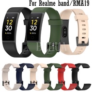 Silicone WatchBand For Realme band Smart Bracelet Official Watch Strap Replacement WristStrap For Realme band/RMA199 Wristband