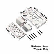 Metal Chassis Armor for YIKONG 1/10 YK4106 YK4107 RC Car Modification Spare PartsStainless SteelArmo