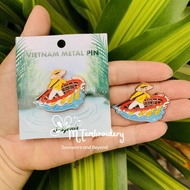 Hoi An Boat Pin Badge - Hoi An Tote Bag Pin