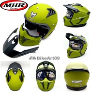 SM890 MHR GRANDE MATT ARMY GREEN SOLID HELMET SM 890 ER6 DUKE FZ150 KR150 CB400 CB250 Z900 ER6N MT15