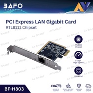 BAFO PCIe Gigabit LAN Ethernet 1 Port 100/1000 Mbps PCI Express Expansion Card RJ45 BF-H803 BFH803