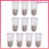 10Pcs White E27 Light Bulb Socket Adapter Plastic for Easy Bulb Extension uiran