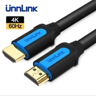 (ReAdY-OrDeR) UNNLINK 4K 60hz HDMI v2.0 Cable 18gbps AWG28 HDR2.0