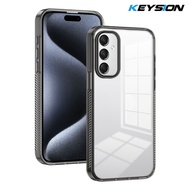 Keysion Ốp trong suốt cho Samsung A16 5g nhựa TPU mềm + PC vỏ điện thoại chống sốc HD trong suốt chố