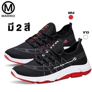 Marino รองเท้า รองเท้าผ้าใบ รองเท้าแฟชั่น รองเท้าผ้าใบผู้ชาย รองเท้าแฟชั่นผู้ชาย รองเท้าหุ้มส้น No.B028