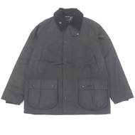 優良 □ Barbour 25AW 252MWX0018 BEDALE 燈芯絨領蠟棉夾克外套 黑色 38碼 英國製造 正品男士