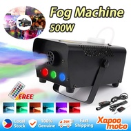 Fog Machine 500W Disco Equipment (LED/RGB Fog Machine) Wireless Remote Control Stage Smoke Machine