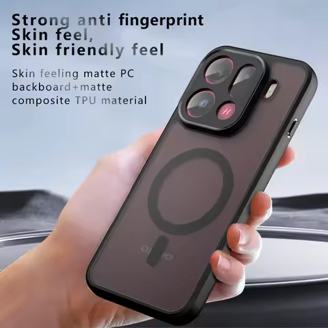 For OPPO Find X9 Pro Magsafe Magnetic Acrylic Matte Case For OPPO Find X9 HShockproof Transparent Ph