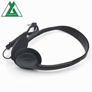 FORBETTER Headworn Wired Headset, 3.5MM Black Cellular Wired Headset, Universal Headset Wired Headwo