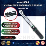 Micrometer Adjustable Torque Wrench TOPTUL ANAM0803