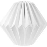 Angoily Nordic Style Origami Paper Hanging Lampshade, White Geometric Light Cover for Home Decor, Ch