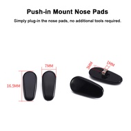 Nigbye Replacement Nose Piece Nose Pad for Rayban RB8755 RB8955 Sunglasses