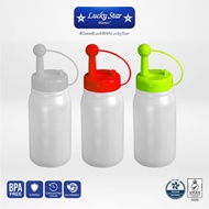 |AARON| MAMI M SAUCE BOTTLE Plastic Bottle for Soy Sauce, Chili, Mayonnaise, 1 pc - DM