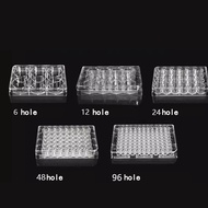 10 pieces of 6/12/24/48/96-well flat-bottom cell culture plate bacterial culture plate enzyme plate 