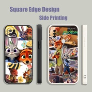 Casing For OPPO A39 A57 Reno 5 7 8 A54 A94 zootopia 2 featuring Judy and Nick BOT03 Phone Case Squar