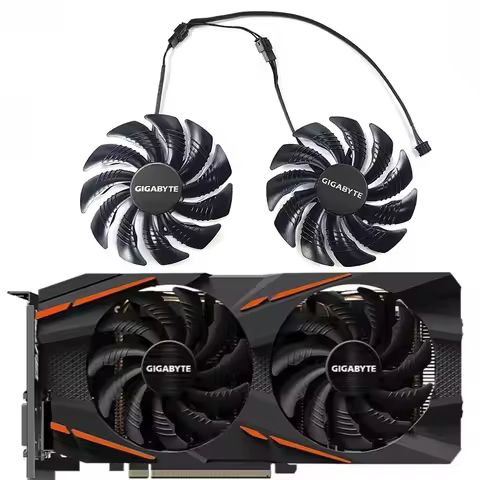 88mm PLD09210S12HH T129215SU RX 580 570 480 470 GPU Fan, For Gigabyte GTX 1050 1060 1070 1660 1650 V