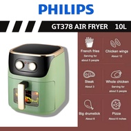 Philips AirFryer GT378 10Liter AirFryer Large High-Capacity Air Fryer Multi-Function KeepWarm