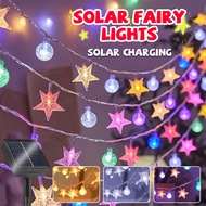 15M Solar Star String Lights lampu raya Solar Fairy String Lights Outdoor Waterproof 8 Modes lampu h