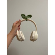 🌱 Crochet Leaf Sprout Headphone/Bookmark/Cable Organiser
