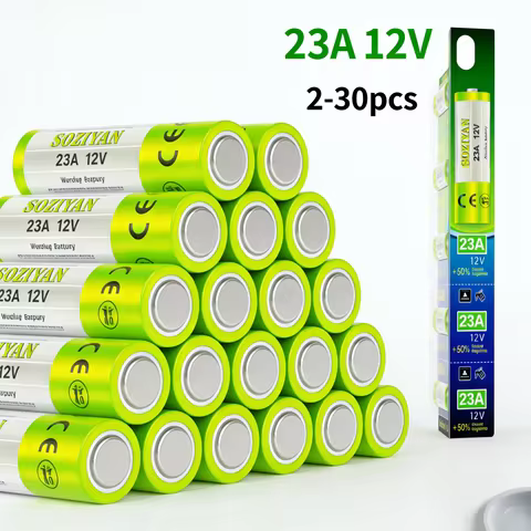 New 12V 23A A23 Alkaline Battery, Long-Lasting for Doorbell, Remote Control, Toys, Universal Compati