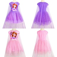 sofia tutu cape dress for kids 2yrs to 7yrs