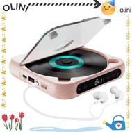 OLINI Bluetooth CD Player, with Bluetooth 5.3 Wireless Portable CD Player,  A-B Repeat LCD Screen Co