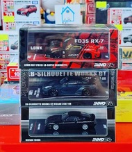 全新 INNO64 1/64 🔴 LBWK MAZDA RX7 (FD3S) LB-SUPER SILHOUETTE ADVAN LIVERY⚫️ NISSAN 180SX BLACK⚫️ NISSA