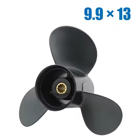 Propeller 9.9x13 for Tohatsu 20HP-30HP 3 Blades Aluminum Alloy Propeller 10 Tooth 346-64104-5 3R0-64